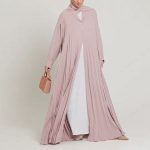 पारंपरिक मुस्लिम महिलाओं की खुली मैक्सी अबाया प्रथा को मामूली महिलाओं के लिए गिरवी रखकर तैयार किया गया है - Product Image 4