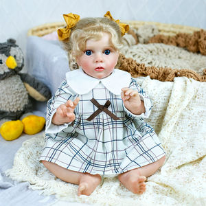 Lifereborn 24 ''60cm réaliste Bebe <span class=keywords><strong>Reborn</strong></span> poupées princesse enfant en bas âge bébé fille habiller jouer poupées douces pour les filles cadeaux - Product Image 4