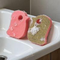 Éponge de nettoyage légère en forme d'oiseau, anti-rayures, absorption d'eau à 250 %, pour le nettoyage du verre, de la porcelaine, des vaisselles et des casseroles