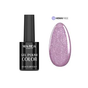 Esmalte de Uñas en Gel Majida Color 8,5 ml Rosa Glitter Sin Hema - Product Image 1