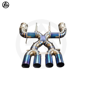 Escape de titanio CSZ para <span class=keywords><strong>Mclaren</strong></span> <span class=keywords><strong>720S</strong></span> actualizado a tubo recto de escape trasero de eje estilo 765LT - Product Image 5