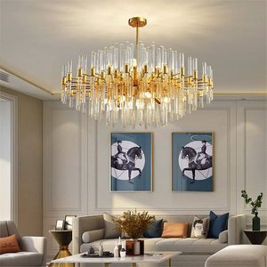 <span class=keywords><strong>Lustre</strong></span> en <span class=keywords><strong>cristal</strong></span> minimaliste italien de luxe moderne pour la maison et le restaurant pour l'approvisionnement transfrontalier d'<span class=keywords><strong>Amazon</strong></span> et l'éclairage d'hôtel - Product Image 1