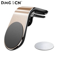 DMG CN L-Shape Air Vent Smartphone Staffa Magnete Del Basamento Del Cellulare Del Supporto Magnetico di Aspirazione del Supporto Dell'automobile del Supporto Del Telefono Mobile