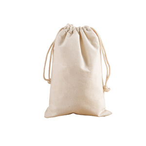 Wholesale Custom Size Eco Friendly Recycled <strong>Plain</strong> Printed Big Cotton <strong>Canvas</strong> Pouch Drawstrings Dust Bags With Rope Logo - Product Image 3