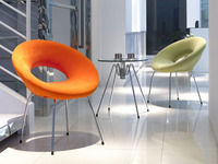 Tabouret de bar moderne réglable en velours pour restaurant et cuisine - Vente en gros