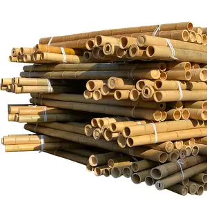 Poteaux en bambou naturel à bas prix de gros d'usine pour la décoration intérieure et extérieure