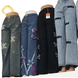 Jeans Cargo Estivi di <span class=keywords><strong>Alta</strong></span> Qualità per Donna, Stile Hip Hop Vintage, Casual, <span class=keywords><strong>a</strong></span> <span class=keywords><strong>Vita</strong></span> <span class=keywords><strong>Alta</strong></span> con Bottoni e Rivetti - Product Image 1