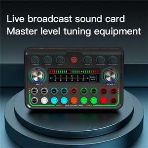 Tarjeta <span class=keywords><strong>de</strong></span> sonido en vivo P99, tarjeta <span class=keywords><strong>de</strong></span> sonido <span class=keywords><strong>de</strong></span> transmisión en vivo con mezcla <span class=keywords><strong>de</strong></span> DJ, <span class=keywords><strong>cambiador</strong></span> <span class=keywords><strong>de</strong></span> voz y mezcla <span class=keywords><strong>de</strong></span> <span class=keywords><strong>audio</strong></span> para canto <span class=keywords><strong>de</strong></span> <span class=keywords><strong>video</strong></span> <span class=keywords><strong>de</strong></span> PC/Karaoke - Product Image 4