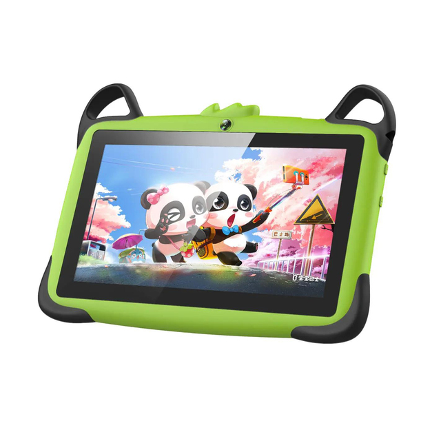 Hot Design Kid Game Tablet 2500mAh Bt 4.0 Android 7.0 2GB+32GB 7" Screen 1-Year Warranty Cheap Tablet PC for Education