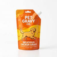 Pochette à bec verseur personnalisée pour aliments pour animaux, anti-fuite, sans BPA, de qualité alimentaire, sachet d'emballage liquide autoportant pour purée et friandises pour chiens et chats