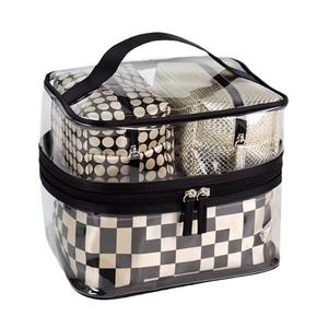 Hot-Selling Three-Piece PU Cosmetic <b>Bag</b> <b>Waterproof</b> for <b>Toiletry</b> <b>Bag</b> Customizable Classy Simple Skin Care Product Cosmetics - Product Image 5