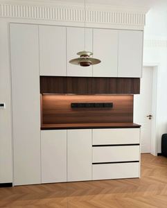 Luxury <b>White</b> Wooden Buffet <b>Sideboard</b> Cabinet <b>for</b> <b>Living</b> <b>Room</b> Kitchen Bedroom or Apartment Use - Product Image 1