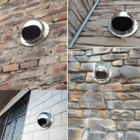 Grille d'aération ronde en acier inoxydable de qualité professionnelle, diffuseur de sortie d'air brossé, protection contre la pluie, les insectes et les rongeurs