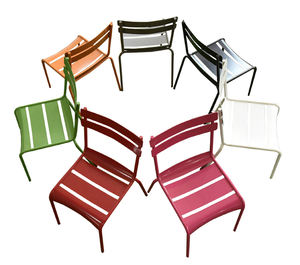 Meubles d'occasion de restaurant, chaises de salle à manger en métal noir - Product Image 3