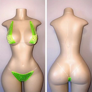 Женский топ-бикини со стразами - Product Image 4