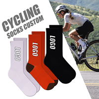 Coolmax Quick Dry Sport Compression Cycling Custom Chaussettes Hommes