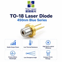 Pointeur laser 450 nm 1800 mW GH0631IB2GC TO-18 5,6 mm Diode laser bleue pour alignement industriel, niveau laser