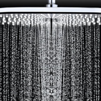 Ensemble de douche mural magnétique dissimulé de style américain moderne de haute qualité à 10 fonctions avec deux pistolets de pulvérisation dorsaux
