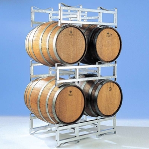 رف لبرميل البلوط للخدمة الشاقة ، مصنع الخمرة المجلفن والقابل للتكديس - Product Image 6