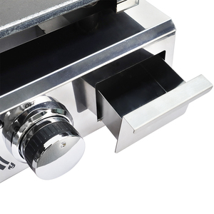 Piastra Professionale a Gas per Hamburger e Pancake in Acciaio Inox e Ghisa - Product Image 4