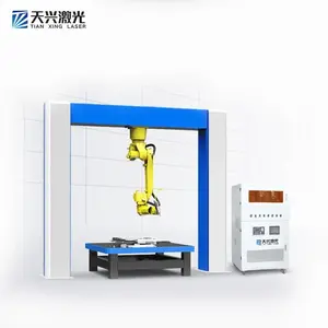 High efficiency gantry Yaskawa ABB robot arm automatic robot fiber laser cutting machine manufacturer