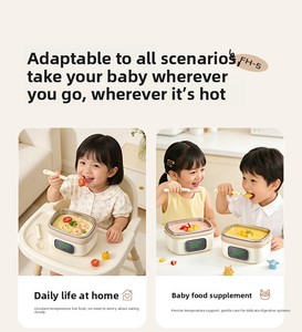 Boîte à lunch isotherme pour bébé de 650 ml, portable, sans fil, avec batterie rechargeable de 8800 mAh, chauffe-aliments - Product Image 6