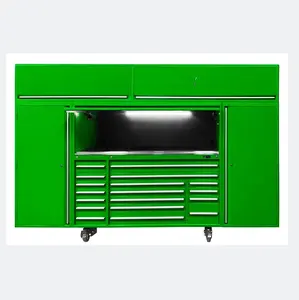 Popular style tool box suppliers yellow red garage tool cabinet metal tool chest