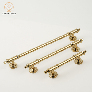 Chenlang hiện đại phong cách Châu Âu pháp rắn brass đồ nội thất phần cứng xử lý Tủ Ngăn Kéo kéo và knobs - Product Image 2