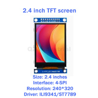 QZ BOM baru Layar LCD Original 2.4 inci SPI TFT layar warna tampilan font ILI9341 ST7789