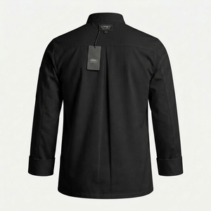 Veste de chef professionnelle en tissu double couche de qualité supérieure, design durable, coupe confortable, uniforme de cuisine pour les chefs - Product Image 6