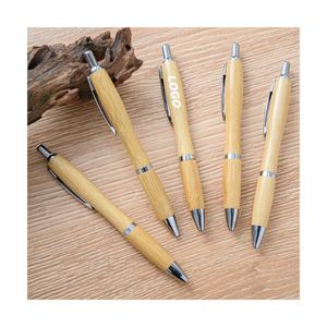 Bolígrafo de Bambú con Logotipo Personalizado |   Regalo Promocional Ecológico - Product Image 1