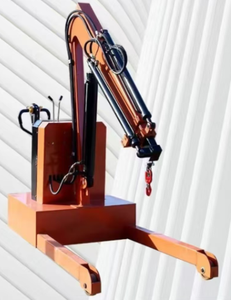 Équipement de levage : Grue télescopique entièrement électrique, mini-grue domestique, grue à bras unique - Product Image 3