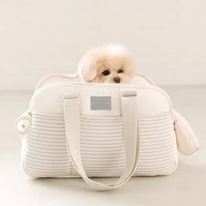 Evcil hayvan seyahat çantası fermuar kapatma kedi köpek taşıma omuz sırt çantası baskı güvenliği - Product Image 5