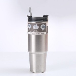 Livraison gratuite 304 acier inoxydable grande capacité conservation de la chaleur et du froid, tasse de voiture simple à la mode 20oz30, <span class=keywords><strong>Stra</strong></span> - Product Image 6