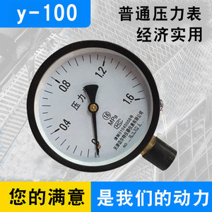 Manómetro de Presión Estándar Y 100, 0,1-6 MPa, Radial, para Aire y Agua - Product Image 3