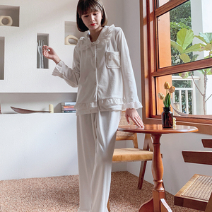 Professional Made Women Pajamas <strong>Soft</strong> Home Clothes Oem Sleepwear Multi-color Optional Flannel <strong>Pyjama</strong> Femme - Product Image 2