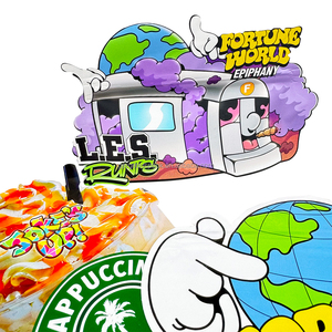Bolsas de Mylar Personalizadas con Cierre Hermético Holográfico, Forma Irregular Especial de 3.5g, con Protección Infantil, Tacto Suave, UV Localizado y Troquelado - Product Image 5