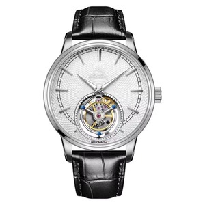 Reloj Tourbillon de Lujo de Acero Inoxidable con Logotipo Personalizado, Esfera de Cristal Luminosa, Manecillas con Puntero, Movimiento Automático, Reloj de Lujo para Hombre - Product Image 4