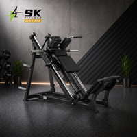Machine à Squat Professionnelle Commerciale SK à Charge de Plaques, Presse à Jambes Inclinée, Équipement de Musculation Robuste pour Salle de Sport