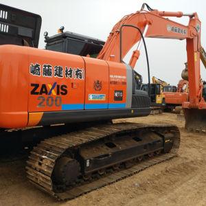 Excavateur d'occasion en bon état avec peu de temps d'utilisation et prix bon marché Excavatrice sur chenilles Hitachi ZX200b Excavatrices d'occasion de 10 à 20 tonnes - Product Image 1