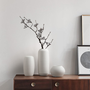 Nuovo Design Minimalista <span class=keywords><strong>Vaso</strong></span> in Ceramica per Decorazione Tavola, <span class=keywords><strong>Vaso</strong></span> per Fiori in Argilla Ceramica Nordica Fatto a Mano <span class=keywords><strong>con</strong></span> Effetto Filigrana - Product Image 3