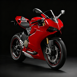 Garde-boue avant en fibre de carbone, tissage sergé brillant pour moto Ducati Panigale 899 959 1199 1299 - Product Image 4