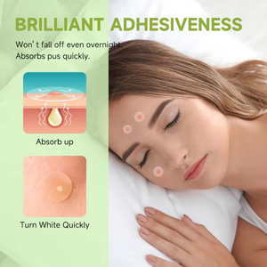 Patchs anti-acné de haute qualité pour usage domestique, traitement de l'acné, à base de polyphénols de thé et d'acide salicylique - Product Image 4