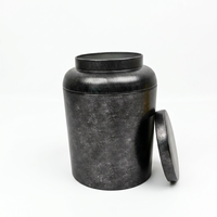 En stock, boîte à thé vintage en fer blanc, hermétique, écologique, pot de stockage 120g, thé blanc Xiaoqinggan à la peau de mandarine séchée, cadeau