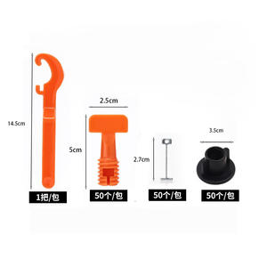 Ventes directes d'usine du système de nivellement des carreaux 50 + 1 pièces/paquet dispositif de nivellement Minity Petile - Product Image 4