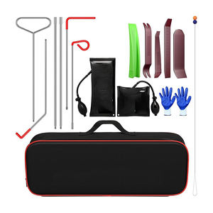 Herramientas de Cerrajería para Camiones, Kits para Puertas de Coche, Juego de 18 Piezas, Placa de Deslizamiento, Herramienta de Gancho para Llaves de <span class=keywords><strong>Emergencia</strong></span> de Coche de Acero Inoxidable, Bolsa de Bomba de Cuña de Aire - Product Image 6