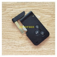 Clé de voiture intelligente à 3 boutons de haute qualité pour Renault, carte de clé intelligente sans logo, 433 MHz, puce PCF7943 ID46 pour Megane, vente en gros
