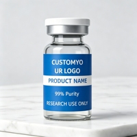 Étiquettes personnalisées autocollantes pour peptides, flacons de 2 ml, 5 ml, 10 ml pour la perte de poids et la santé de jeunesse