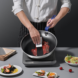 Poêle à frire profonde en aluminium antiadhésif italienne, outils de cuisine à vendre - Product Image 5