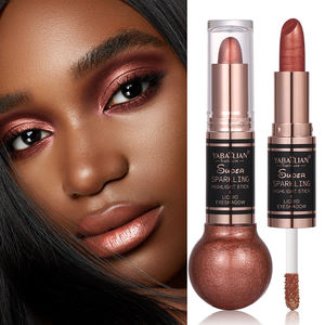 OEM Nouveau Hotsale Crème Surligneur Bâton <span class=keywords><strong>Bronzer</strong></span> Bâton Complet Visage Maquillage Fard À Paupières Léger Dewy Finish Highlight Stick - Product Image 3